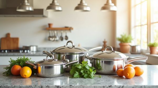 Une sauteuse en inox pour des recettes saines et savoureuses